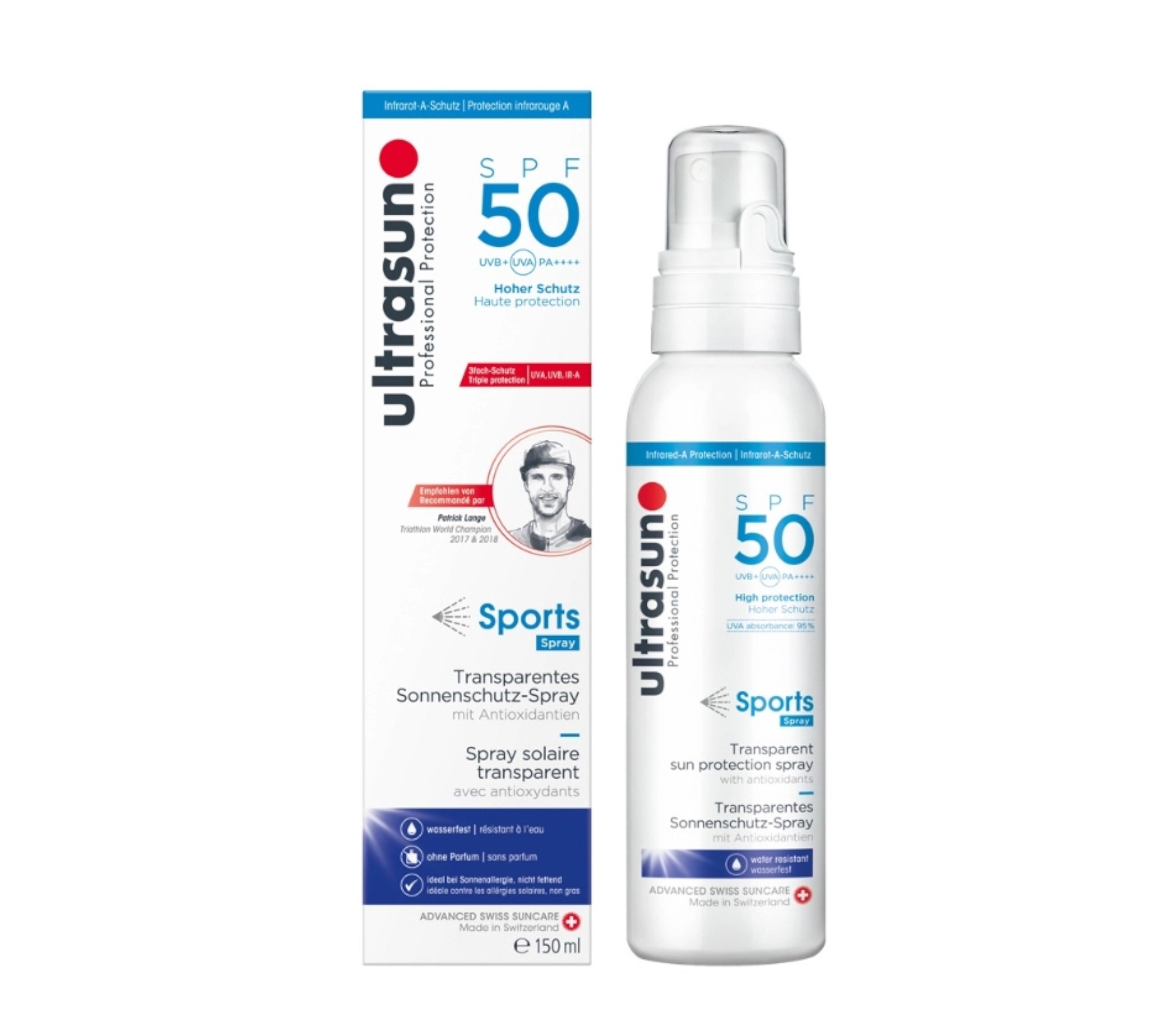 ULTRASUN Sports Spray SPF 50 150ml
