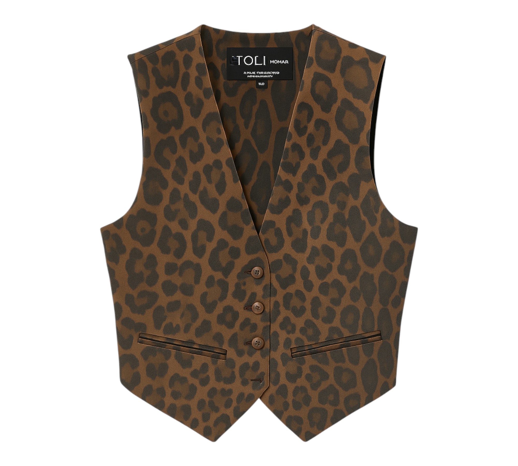 Gilet sans manches à imprimé léopard – Élégance audacieuse et style moderne