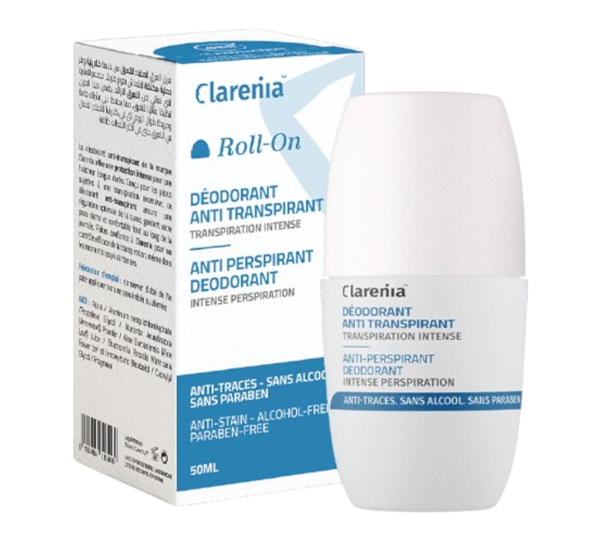 CLARENIA DEODORANT ANTI TRANSPIRANT INTENSE 50ML