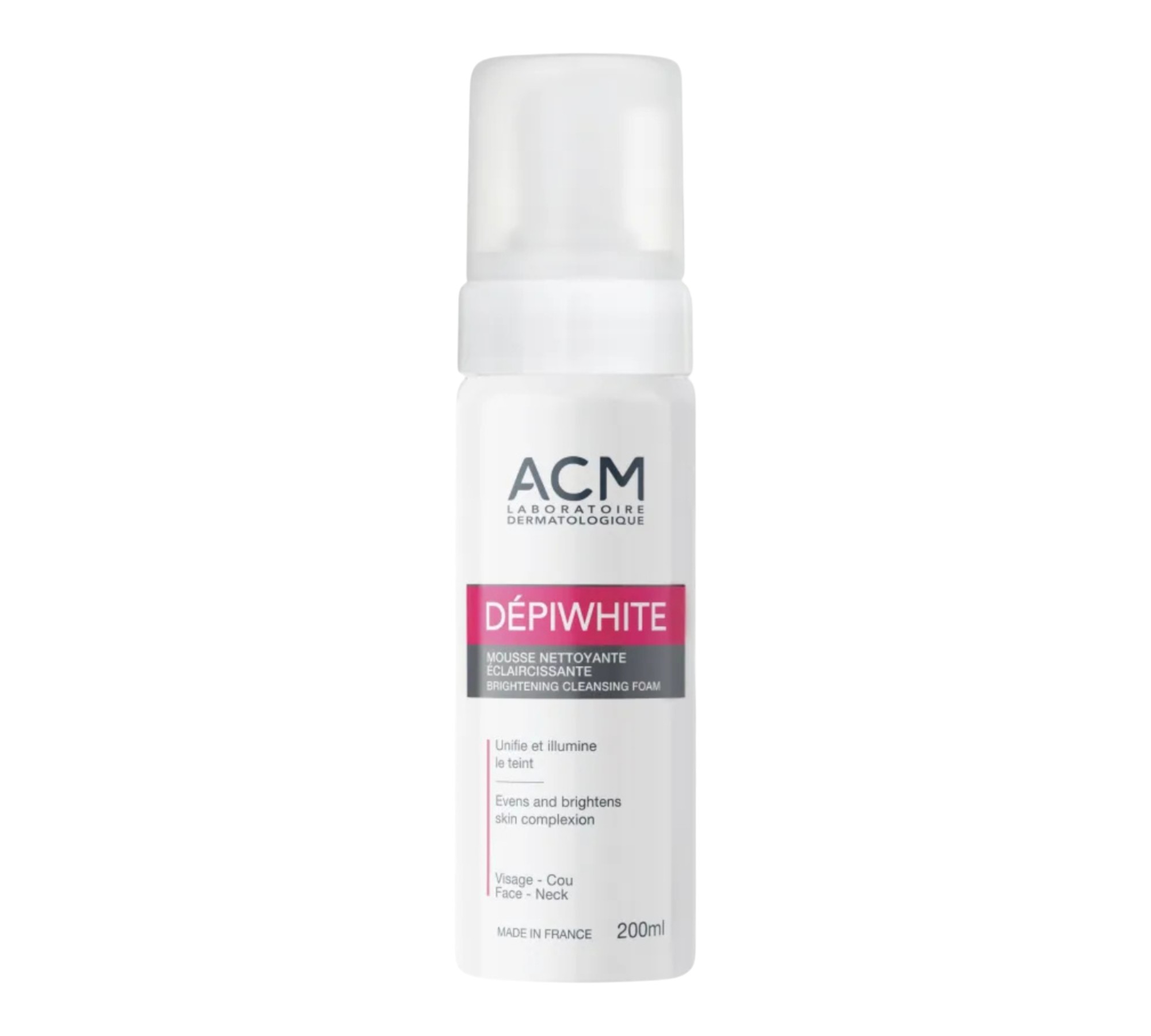 ACM DEPIWHITE MOUSSE NETTOYANTE ECLAIRCISSANTE 200ML